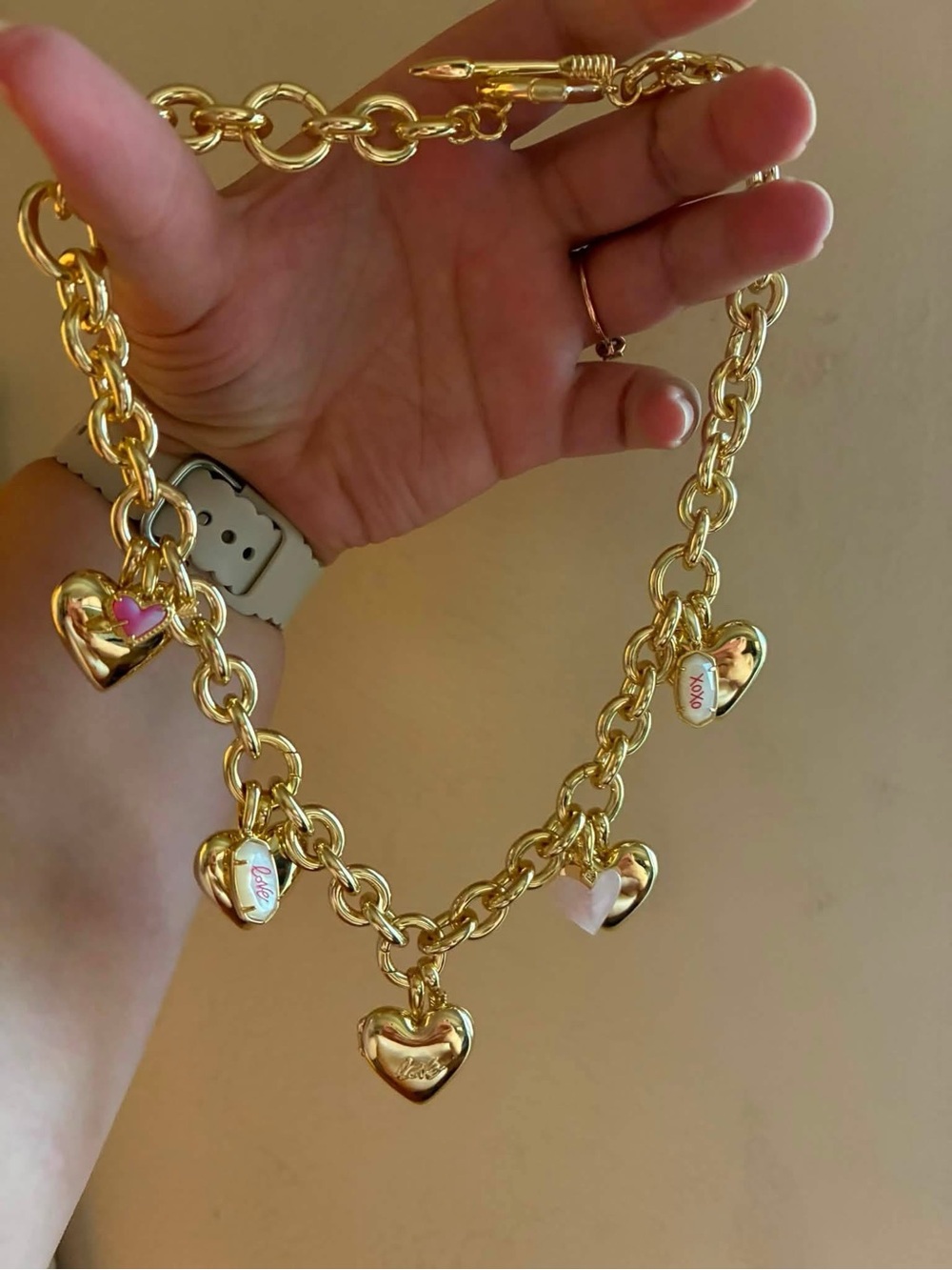 Kendra Scott Jayna heart charm necklace